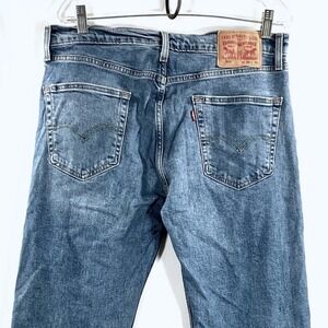 Levi's 505 Regular Fit Jeans Blue Medium Wash Denim Mens 34x30